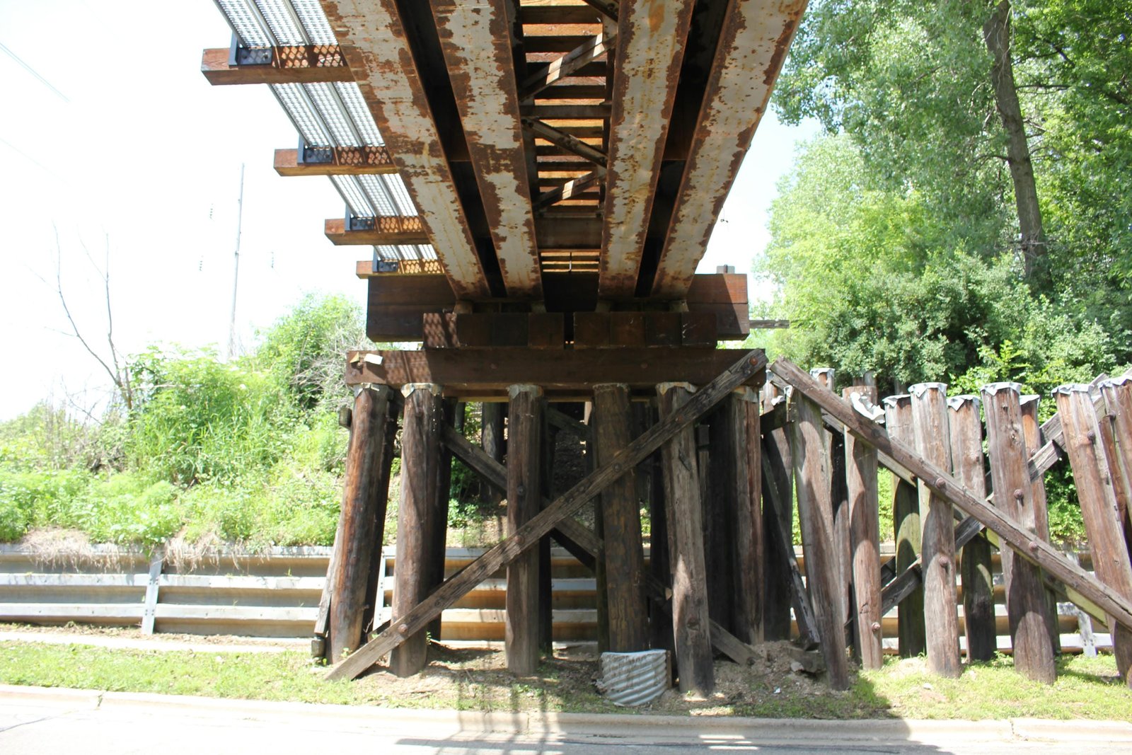 Under bridge
